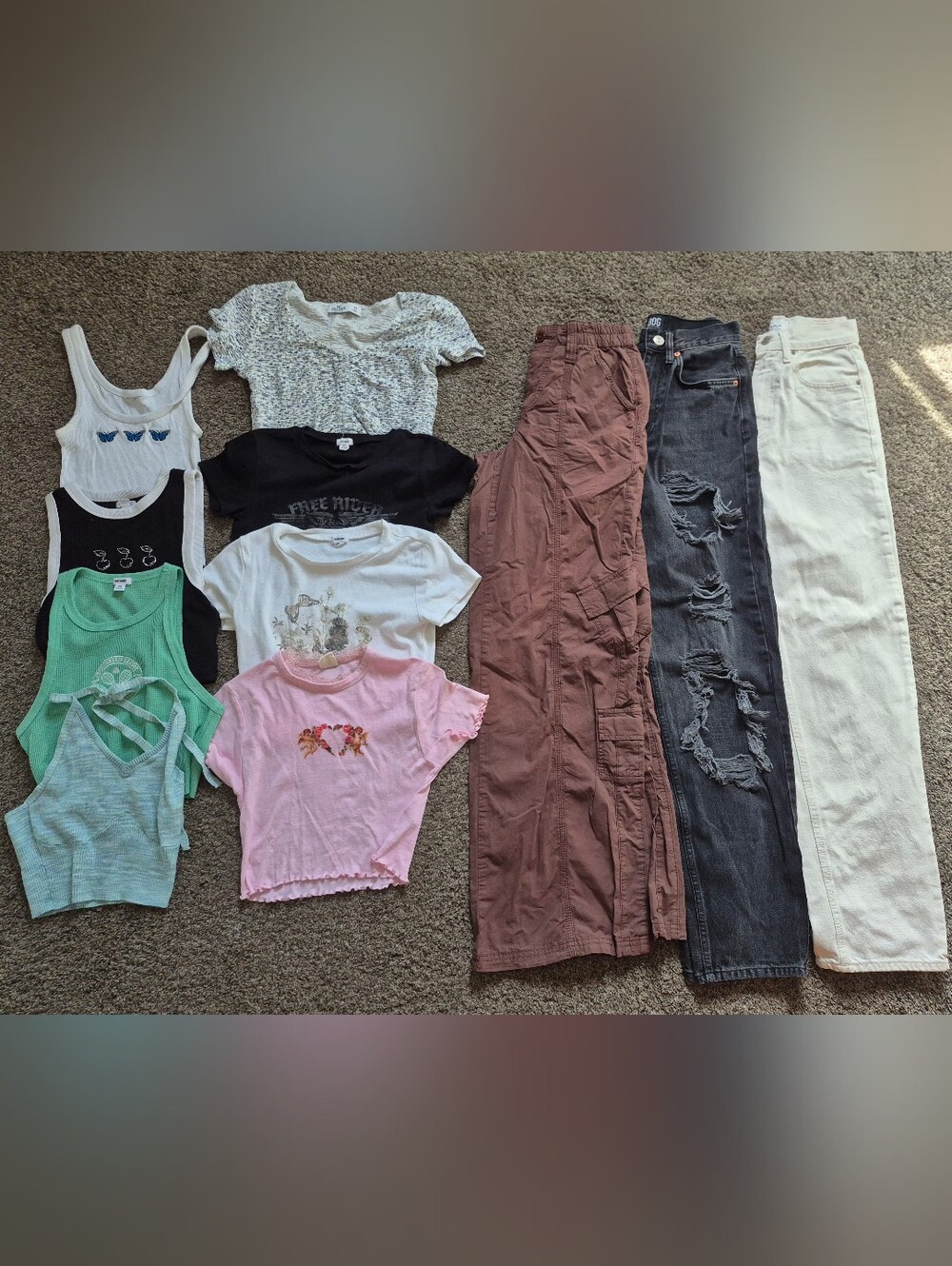 Garage, Hollister, and BDG Clothing Bundle